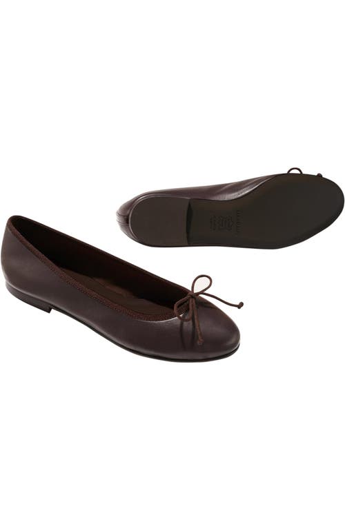 Margaux The Demi Flat In Brown