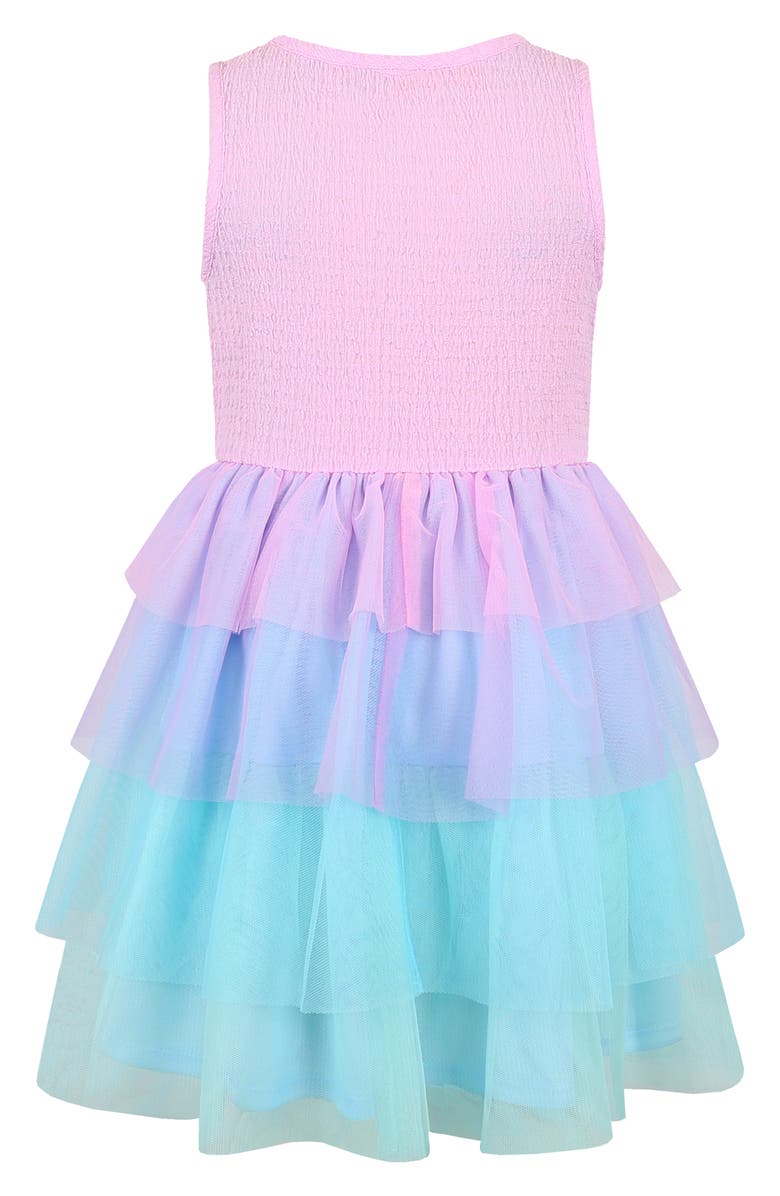 Zunie Kids' Sequin Seashell Tutu Dress, Alternate, color, 