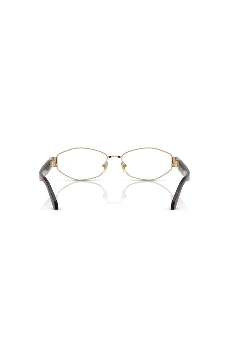 Versace 53mm Irregular optical glasses, Alternate, color, Gold