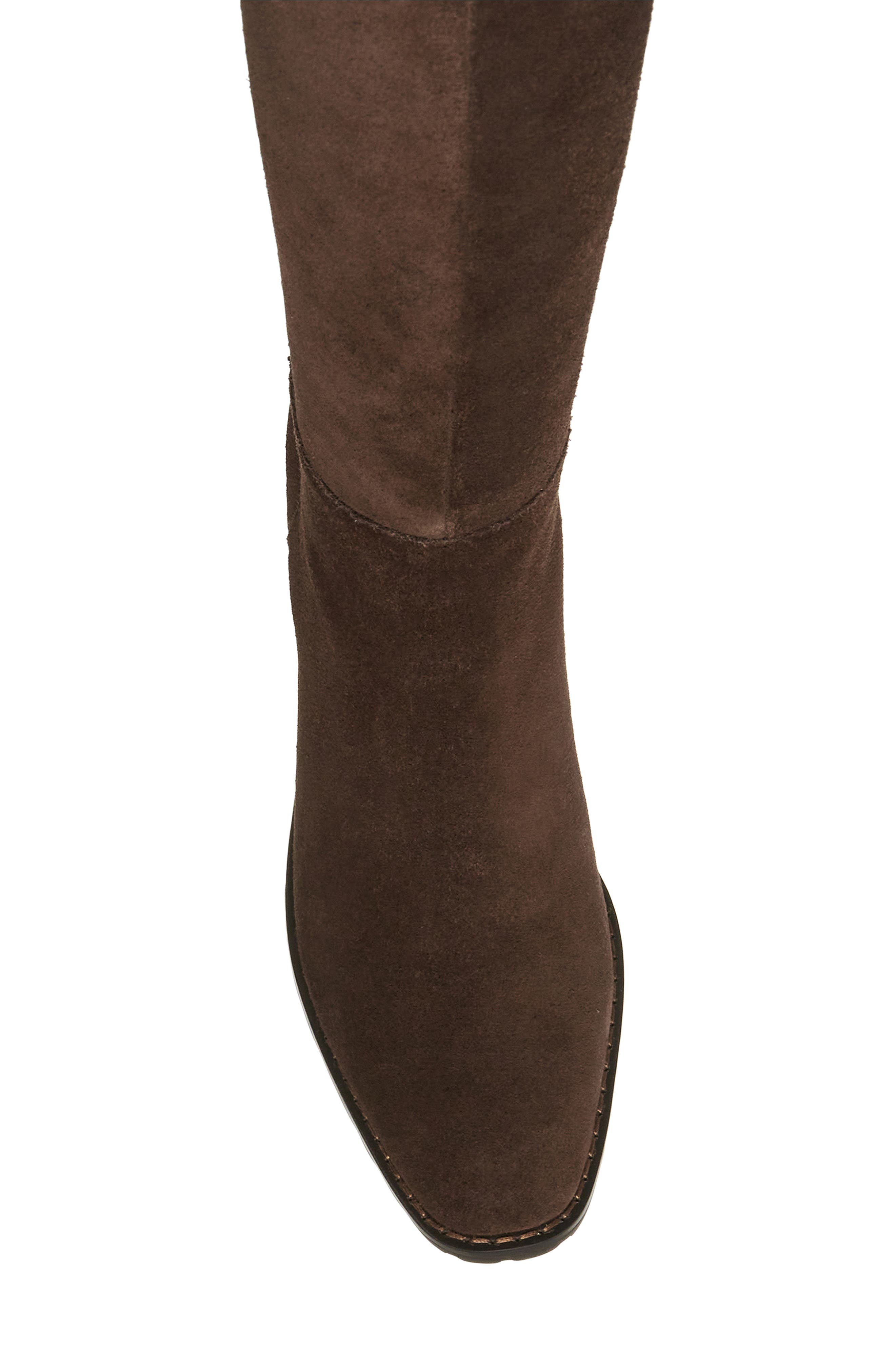 Swagg Waterproof Over the Knee Boot, Alternate, color, CHOCOLATE SUEDE