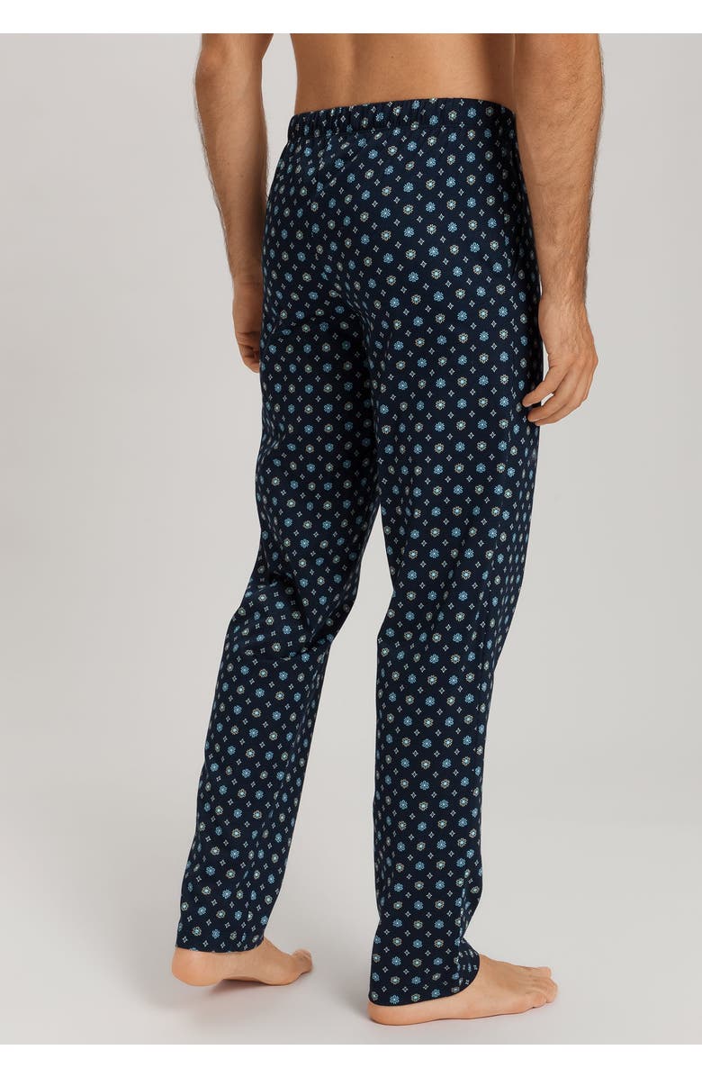 Hanro Night And Day Cotton Drawstring Pajama Pants, Alternate, color, Regatta Tie Print