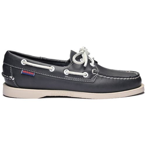Sebago Dockside Portland Boat Shoes In Blue