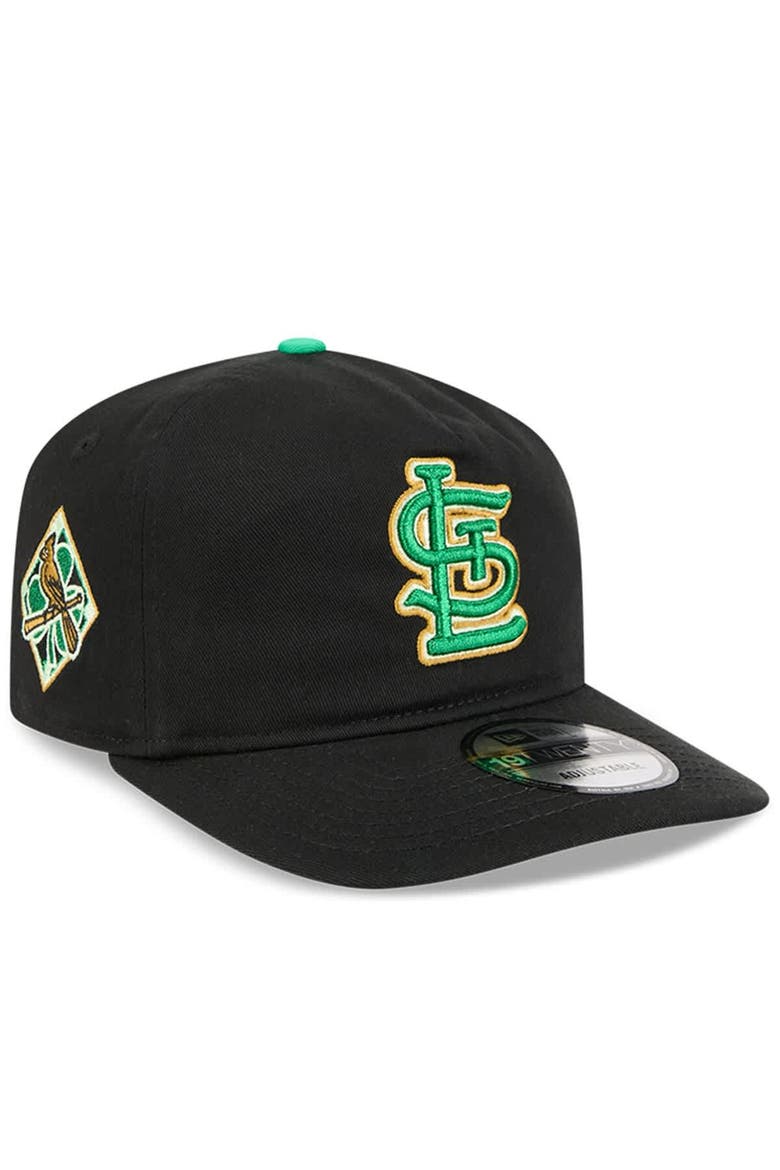Men's New Era  Black St. Louis Cardinals 2026 St. Patrick's Day 19TWENTY Adjustable Hat, Main, color, Black