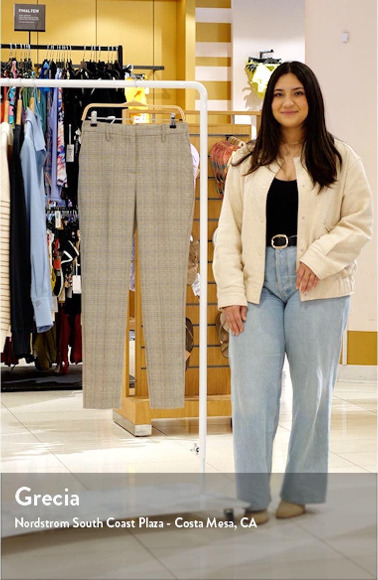 Plaid Straight Leg Pants, sales video thumbnail