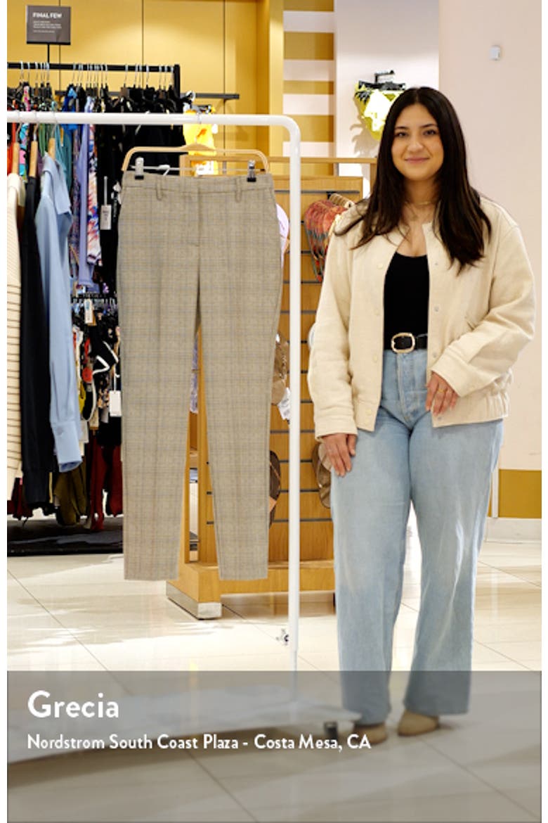 Plaid Straight Leg Pants video