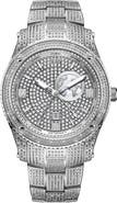 JBW Jet Setter Diamond Bracelet Watch, 46mm