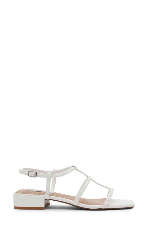 Steven New York Hapi Caged Sandal In White
