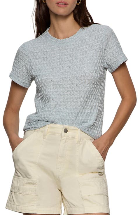 Perfect Puckered Lace T-Shirt (Regular & Petite)