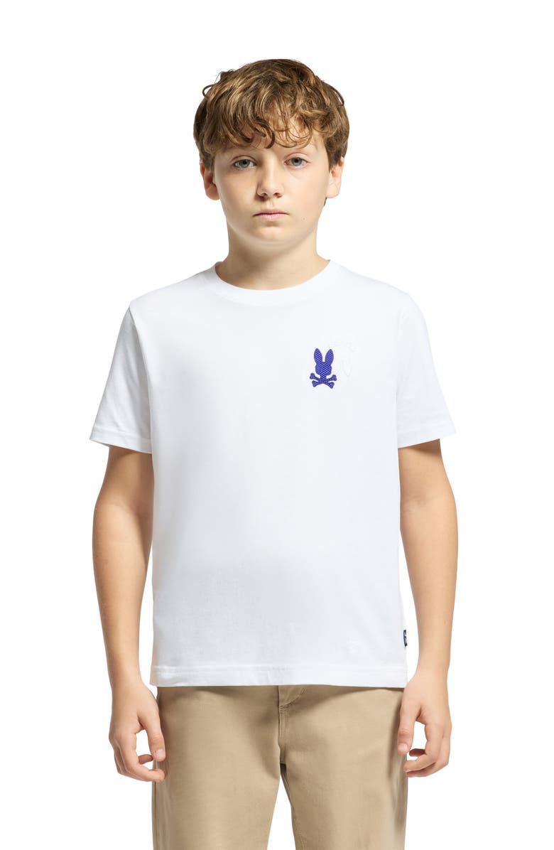Psycho Bunny Kids' Pierce Embroidered T-Shirt, Alternate, color, 