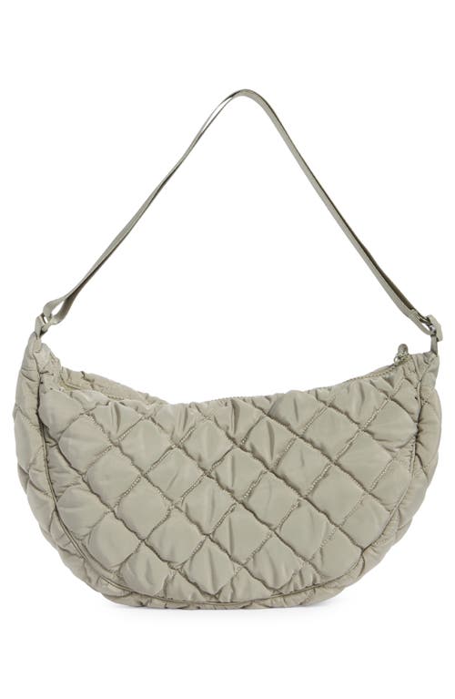 Urban Expressions Handbags Half Moon Quilted Shoulder Bag