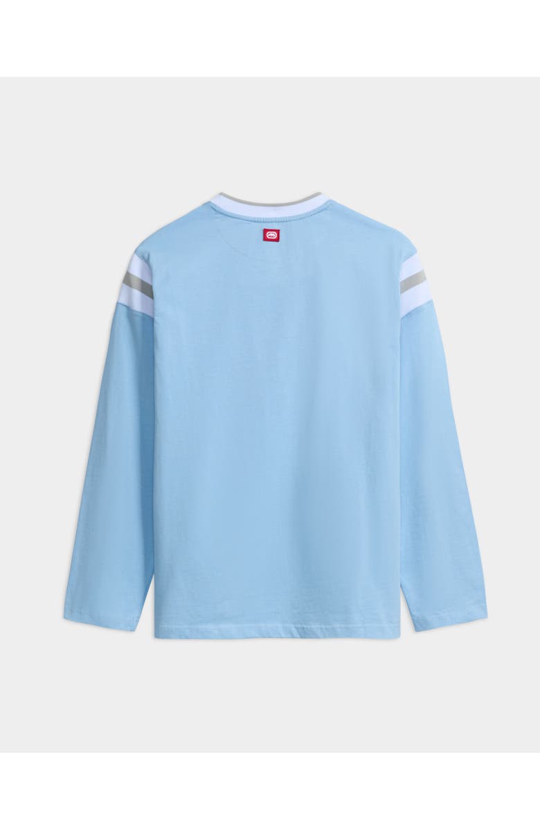 ECKO World Famous Long Sleeve Shirt, Alternate, color, Carolina Blue