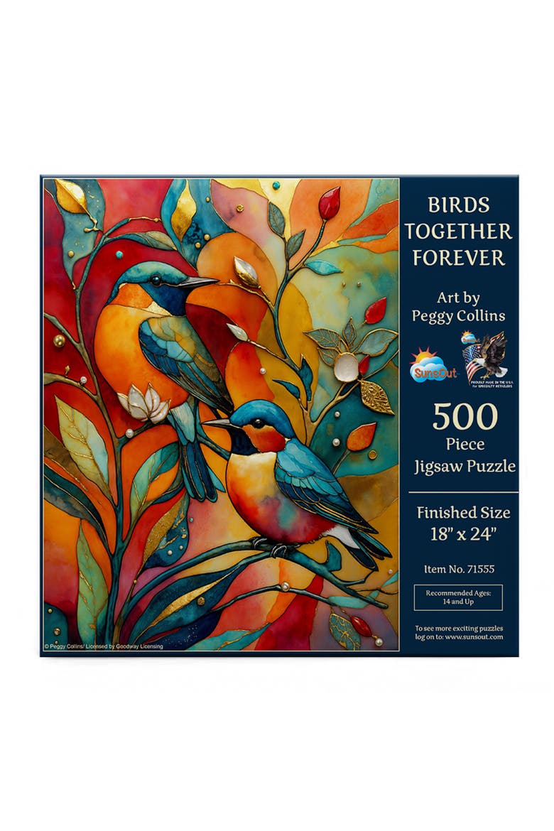 Birds Together Forever 500, Alternate, color, Multicolor