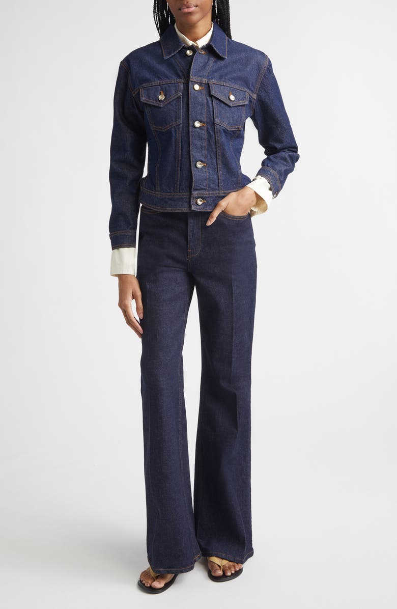 OSSOU Spur High Waist Bootcut Jeans, Alternate, color, Sable Wash