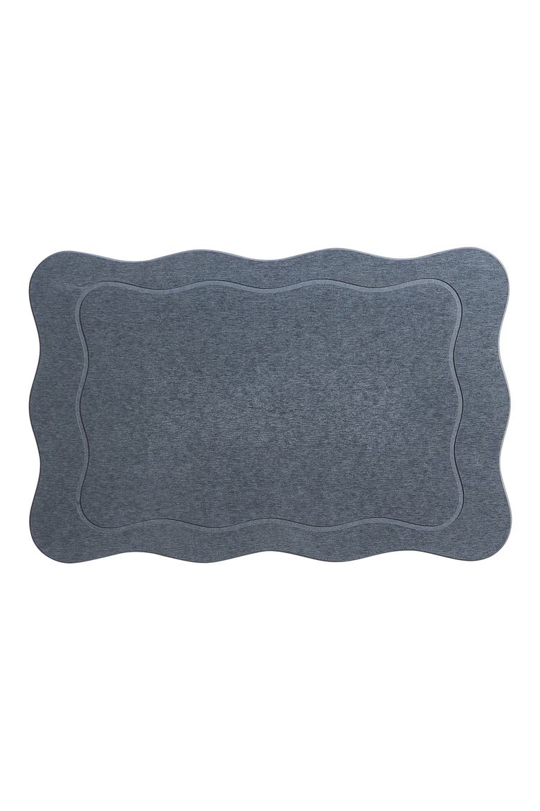 Pink Bow Bath Mat, Main, color, GREY