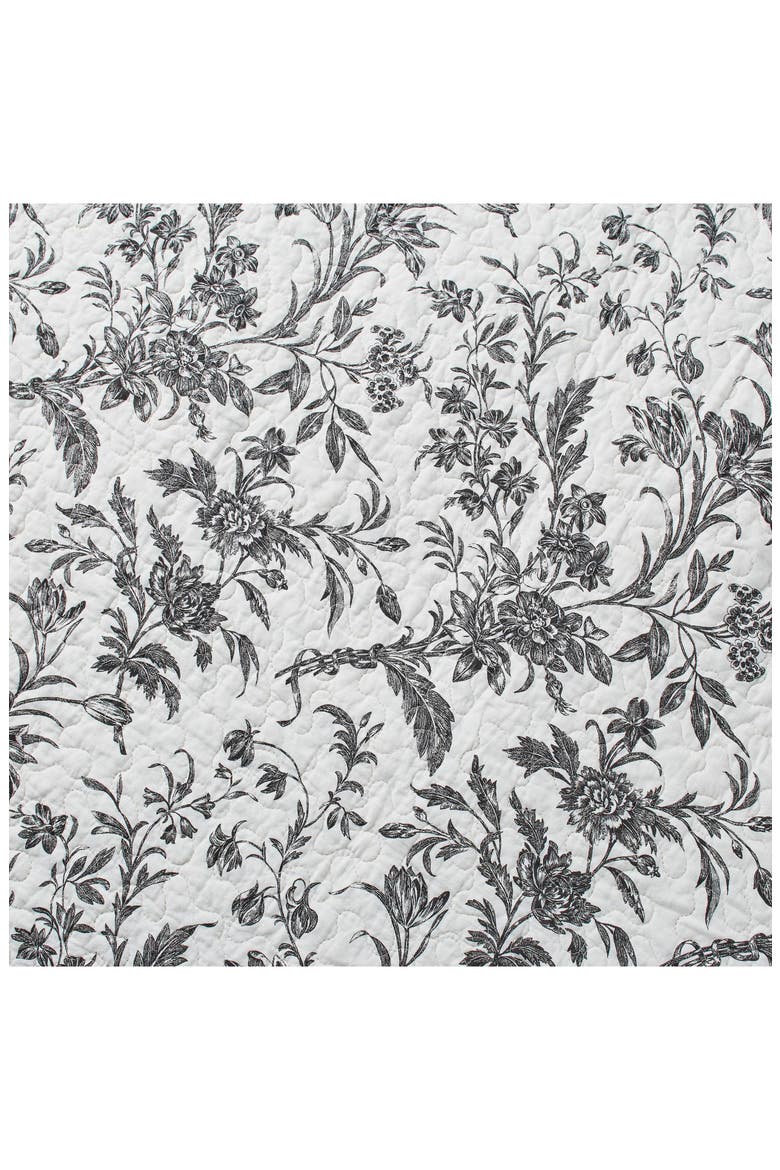Amberley Quilt & Sham Set, Alternate, color, BLACK WHITE
