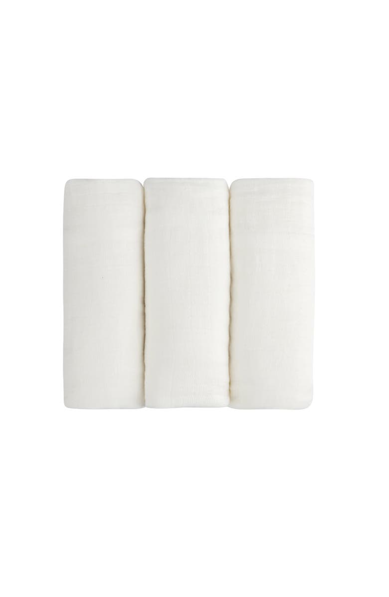 Ely's & Co. Aurora Classics Hypoallergenic Muslin Burp Cloth, Main, color, Classic Ivory