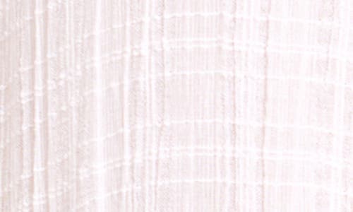 Ramy Brook Mika Tie Neck Lattice Inset Blouse In White