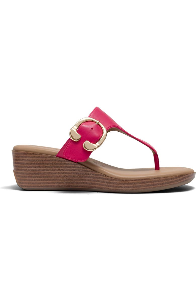 Aerosoles Izola Wedge Flip Flop, Alternate, color, Magenta
