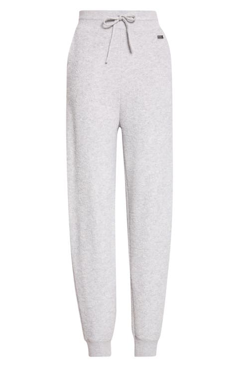 Wool Blend Knit Joggers