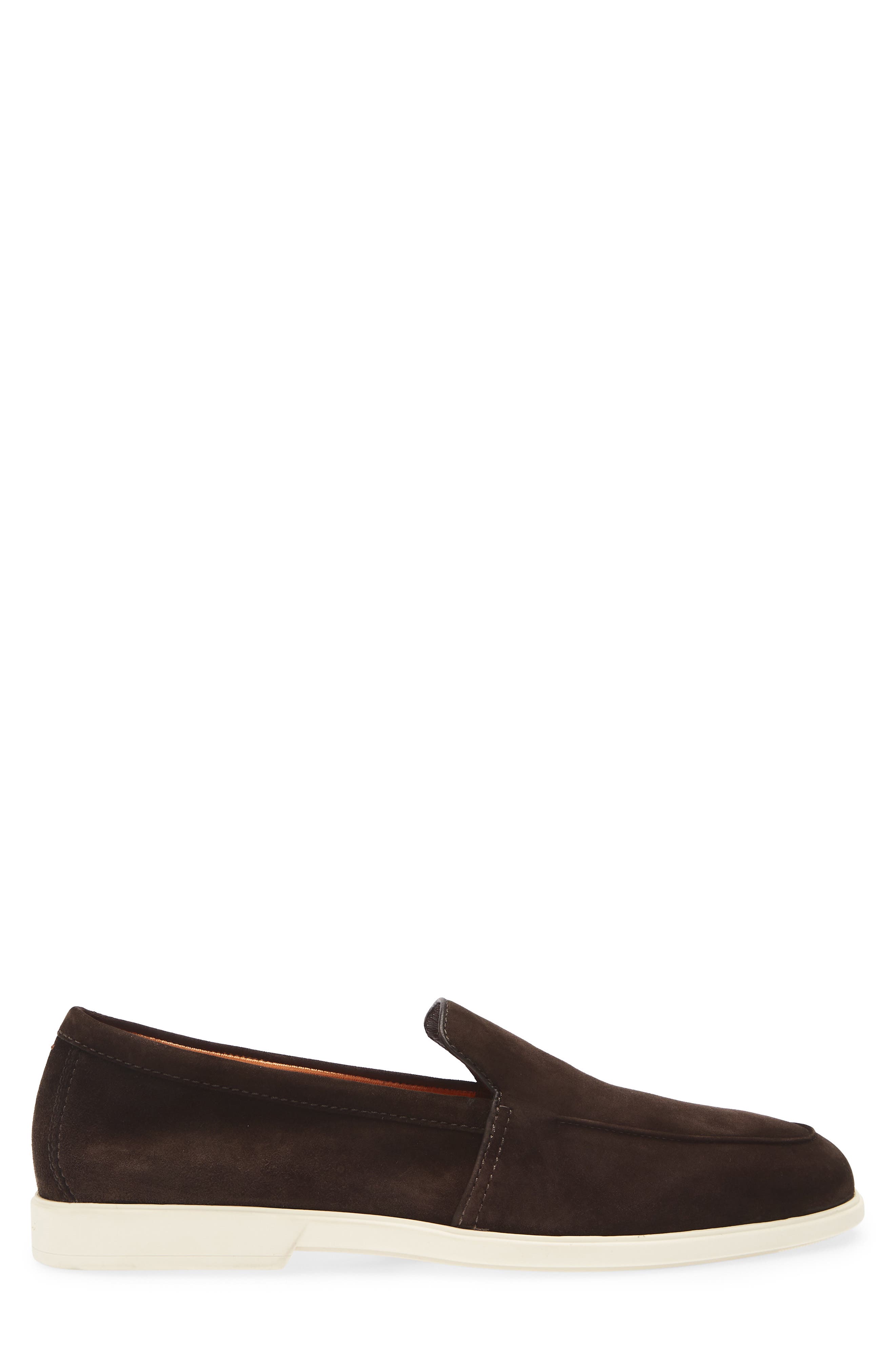 Santoni Malibu Slip-On Loafer, Alternate, color, Dark Brown
