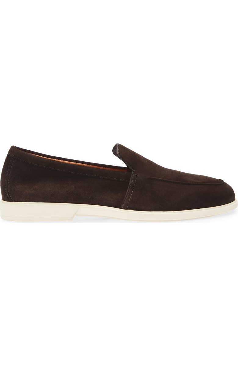 Santoni Malibu Slip-On Loafer, Alternate, color, Dark Brown