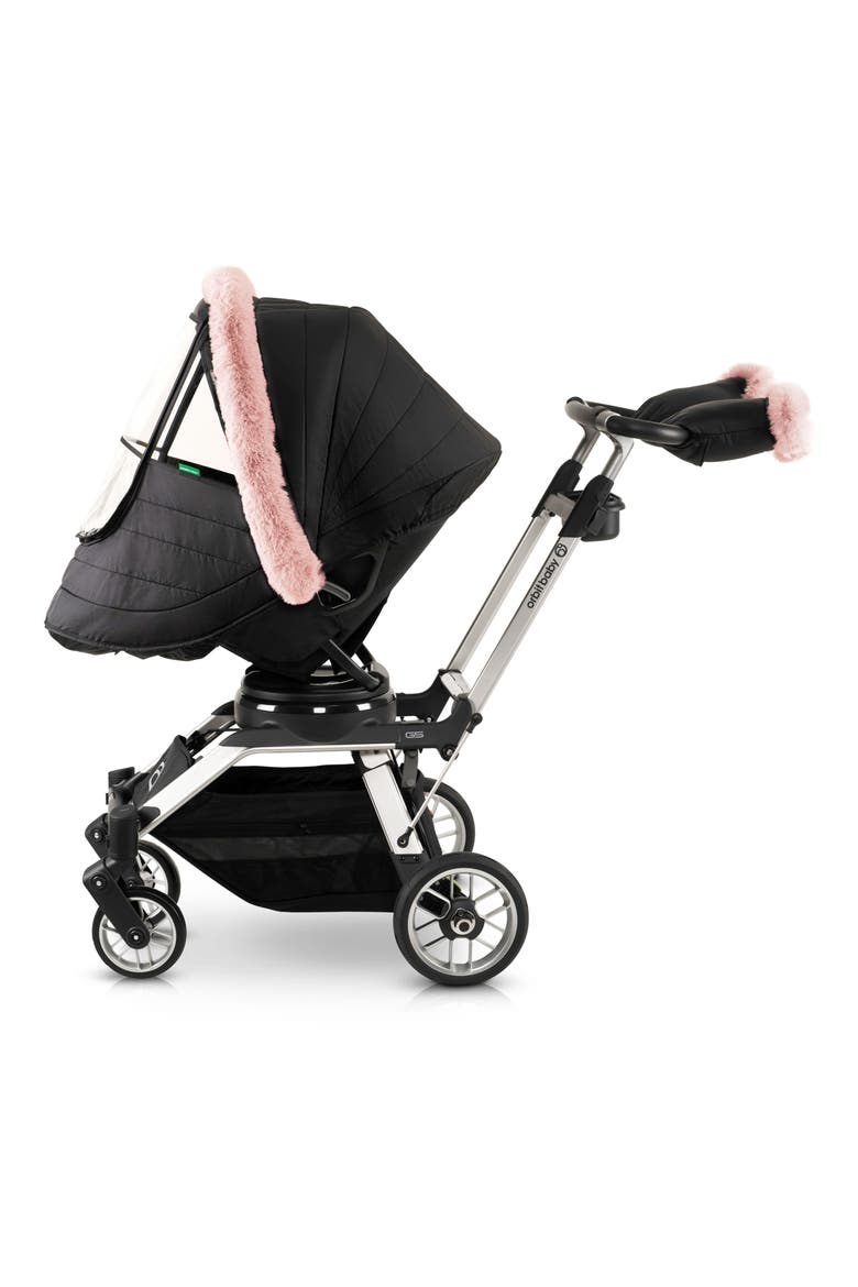 G5 Stroller Winter Kit, Alternate, color, BLACK/ PINK