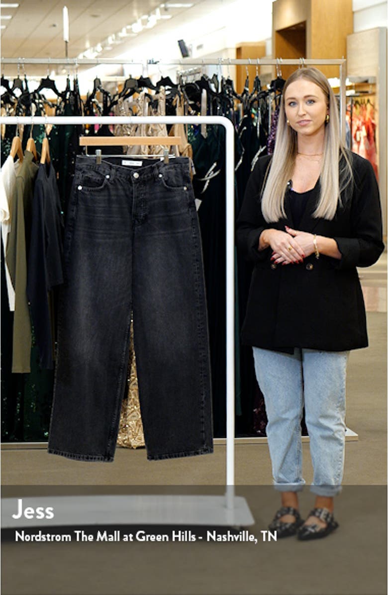 High Waist Wide Leg Jeans, sales video thumbnail