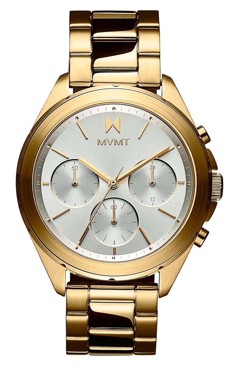 MVMT WATCHES MVMT Getaway Chronograph Bracelet Watch, 38mm, Main, color, 