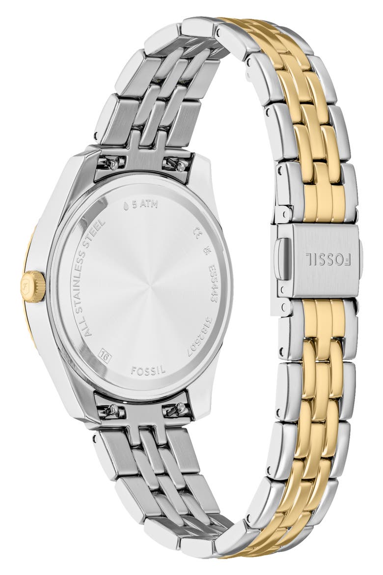 Scarlette Two-Tone Bracelet Watch, 32mm, Alternate, color, TWO TONE