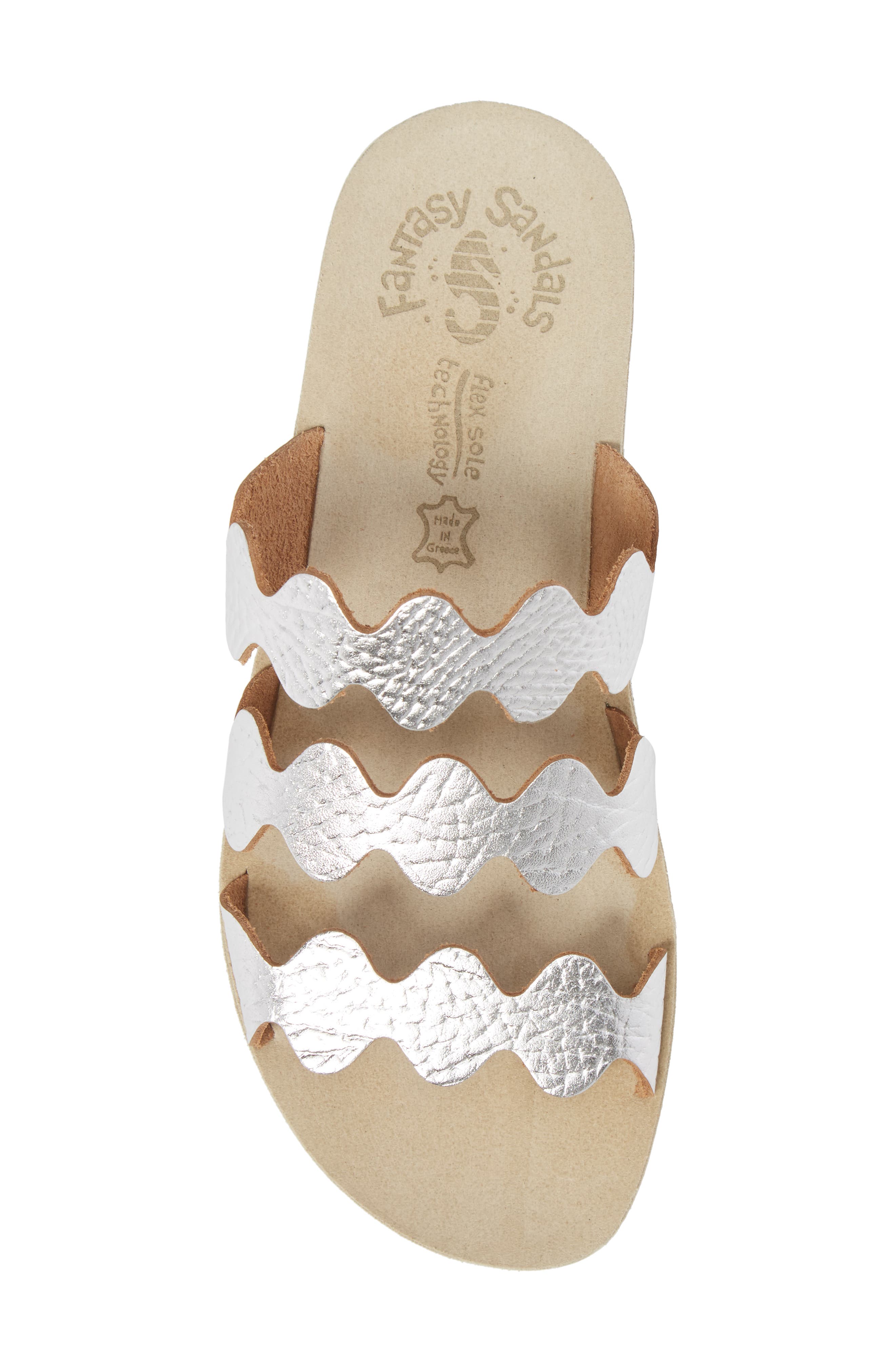 Fantasy Sandals Waves Slide Sandal, Alternate, color, 