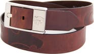 EAGLES WINGS Kansas State Wildcats Brandish Leather Belt - Brown