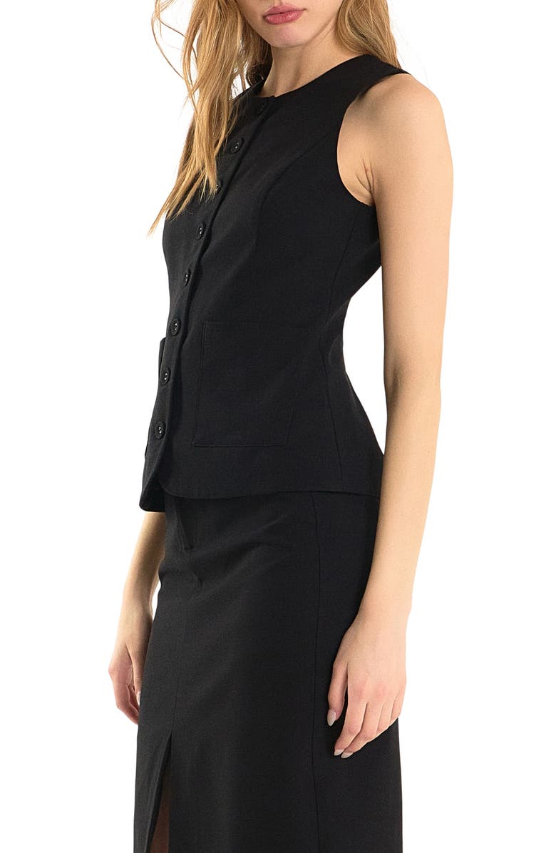 Endless Rose Sleeveless Linen Blend Top, Alternate, color, 
