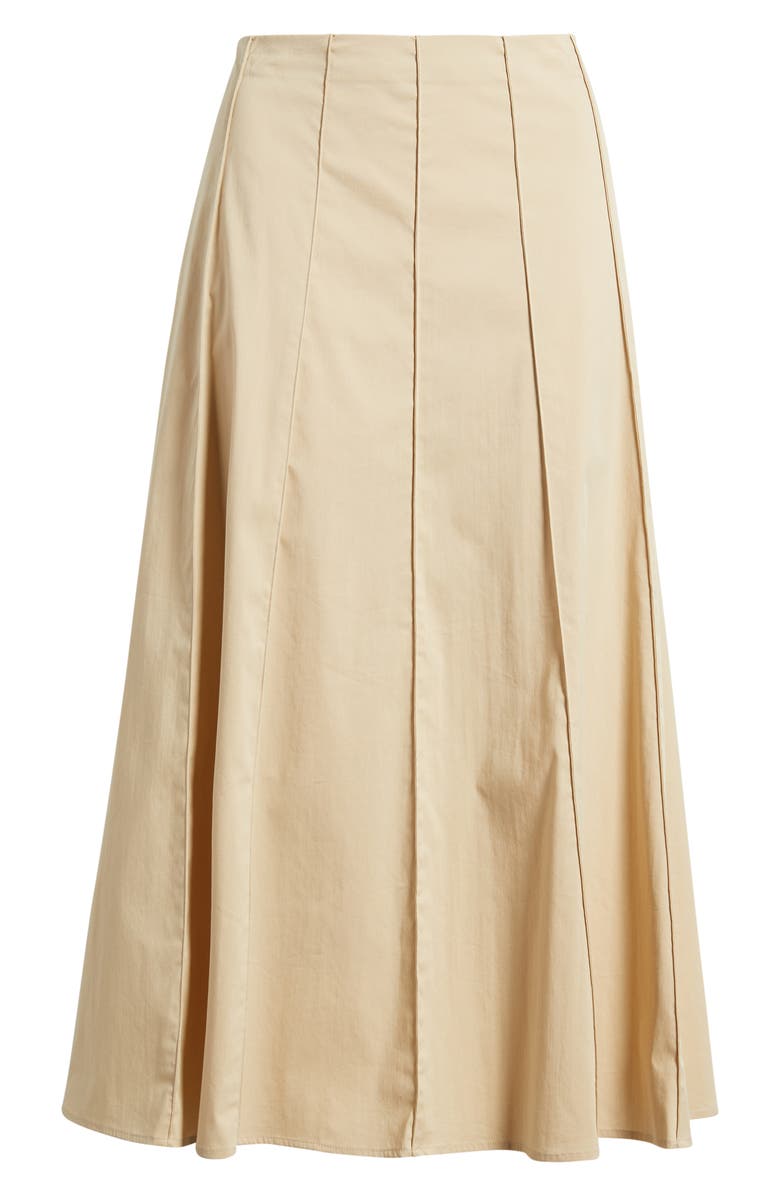 Anne Klein Paneled A-Line Midi Skirt, Main, color,