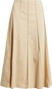 Anne Klein Paneled A-Line Midi Skirt