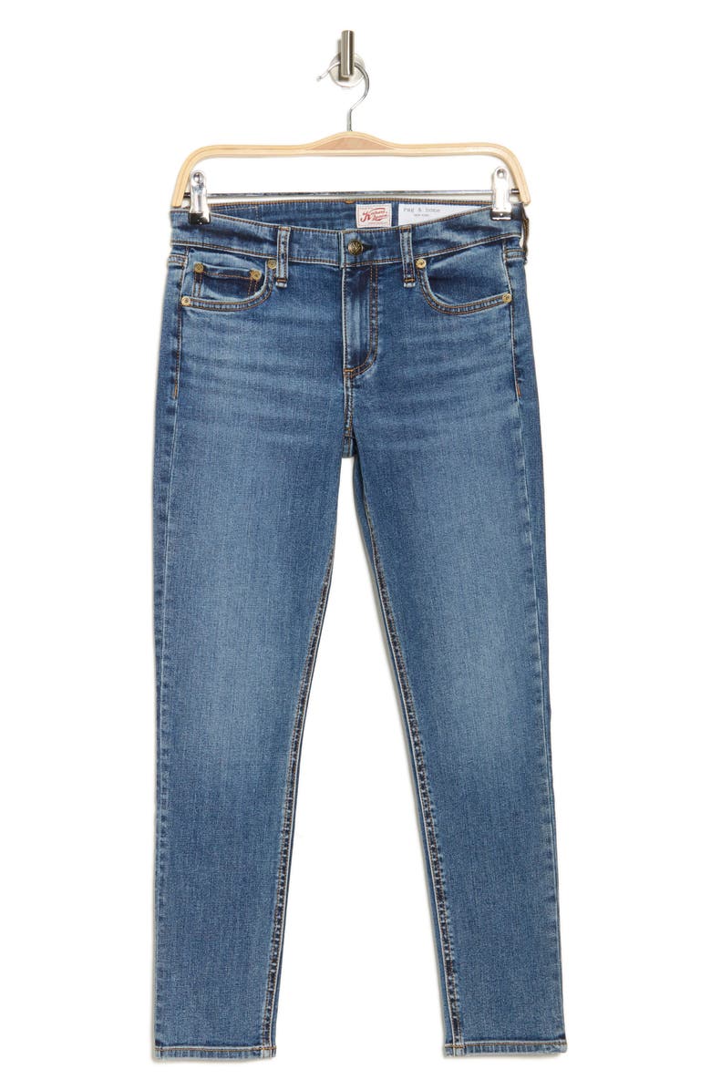 rag & bone Cate Mid Rise Skinny Jeans, Alternate, color,