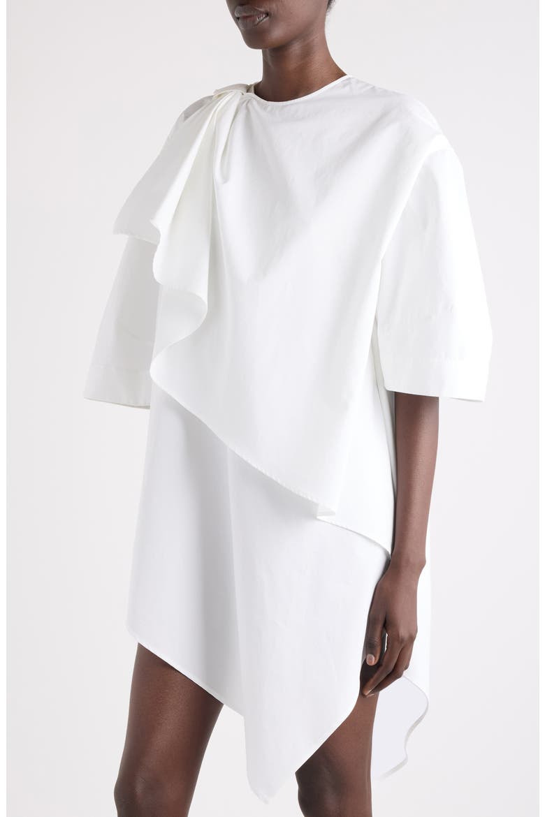 Bow Short Dress, Alternate, color, WHITE
