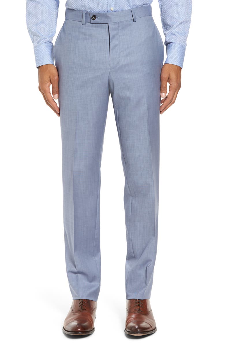 Ted Baker London Trim Fit Solid Wool Suit, Alternate, color, 