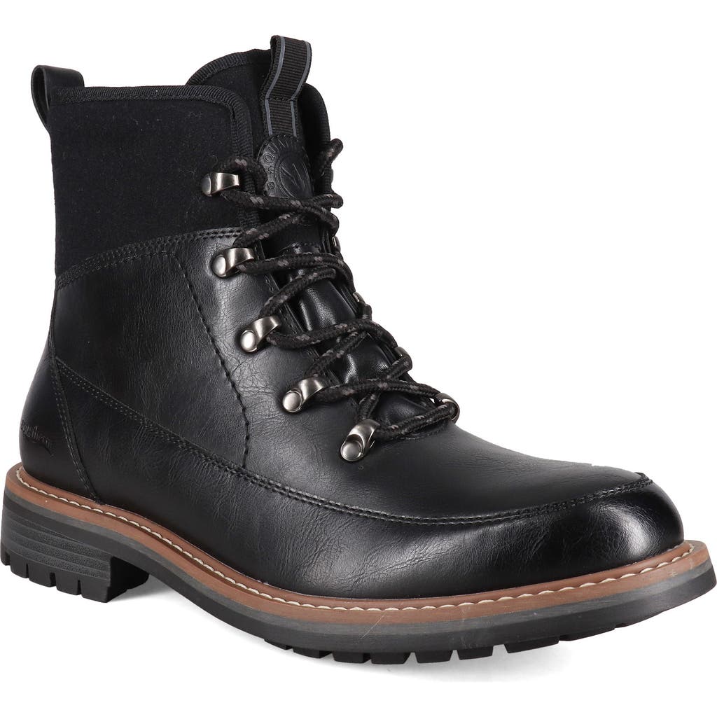 Aquatherm By Santana Canada Teton Waterproof Faux Fur Lined Commuter Boot In Black