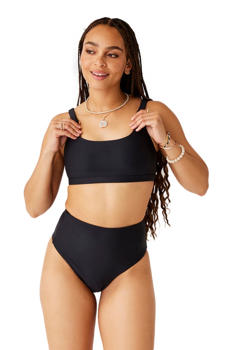 Lani Pocket Compression Bottom, Alternate, color, Black