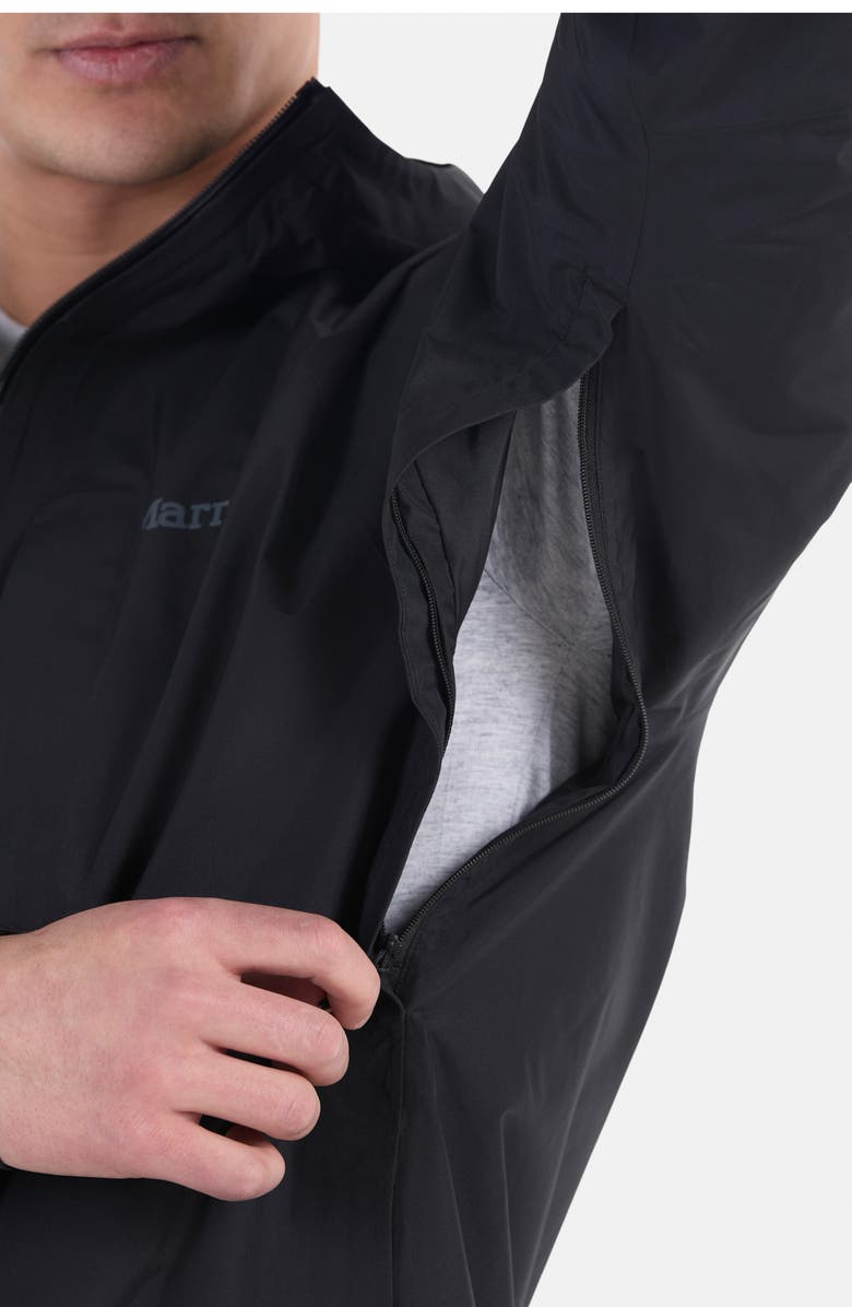 Marmot Waypoint Gore-Tex<sup>®</sup> Waterproof Hooded Jacket, Alternate, color, Black