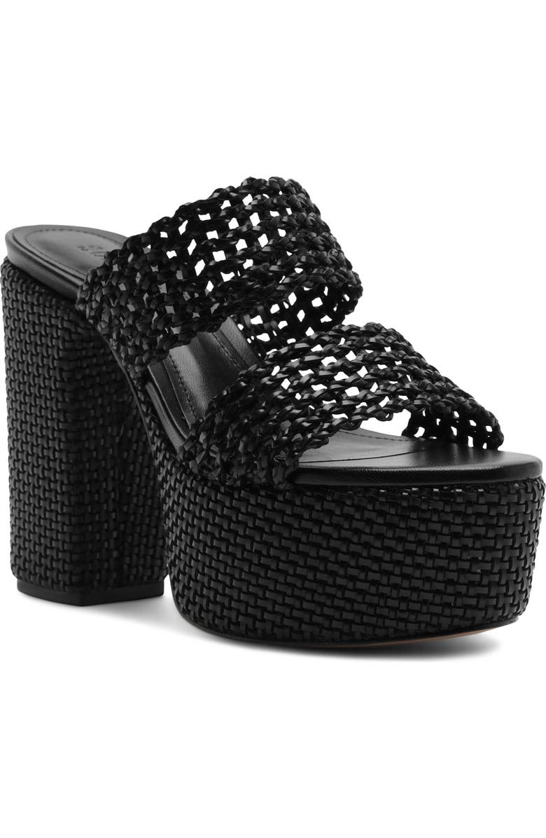 Schutz Aberdeen Platform Sandal, Main, color, Black