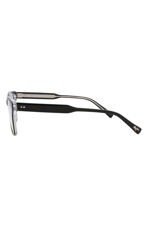 Maui Jim Core Optical 53mm Square Reading Glasses In Black