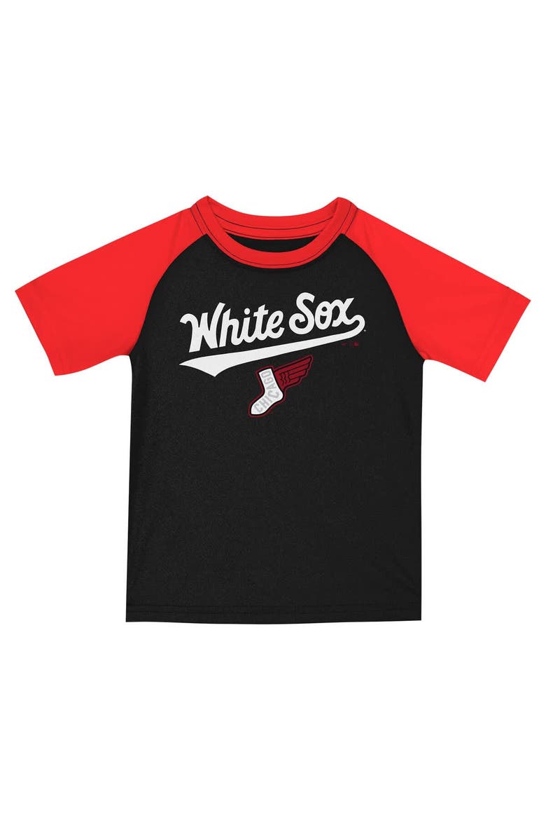 Preschool Nike  Black/Red Chicago White Sox 2025 City Connect T-Shirt & Short Set, Alternate, color, Black
