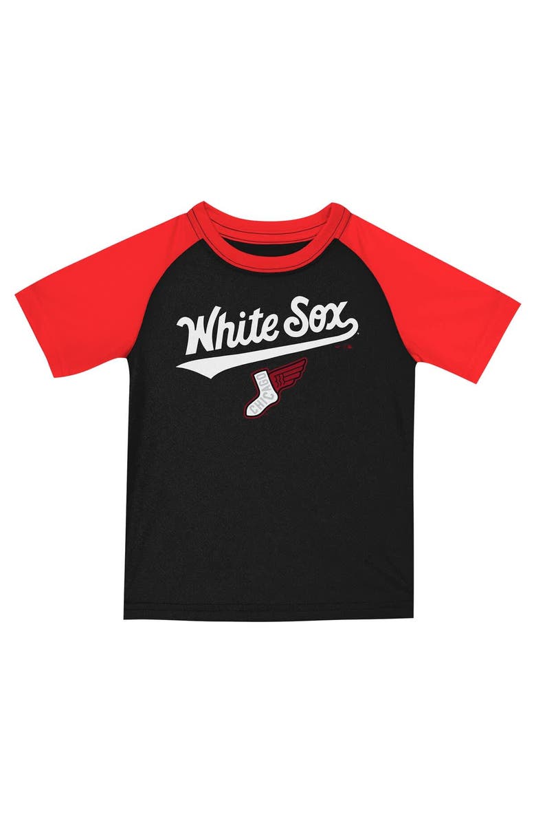 Nike Preschool Nike  Black/Red Chicago White Sox 2025 City Connect T-Shirt & Short Set, Alternate, color, Black