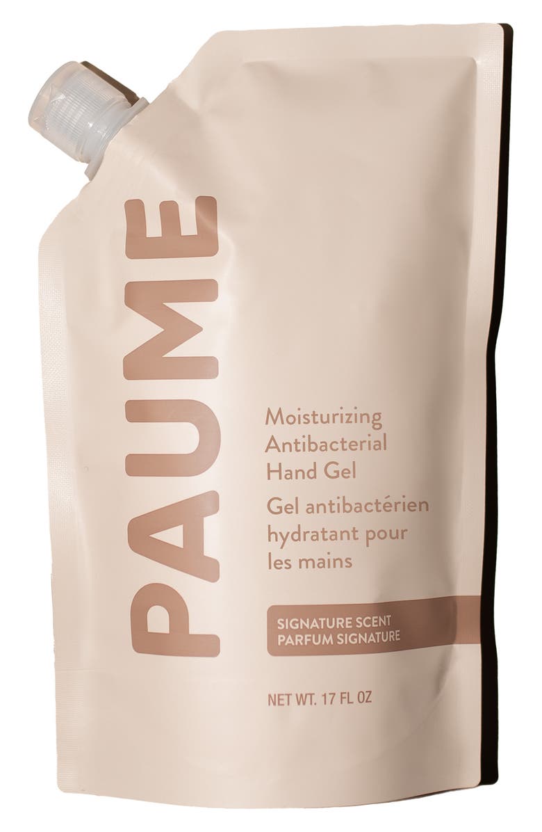 PAUME Antibacterial Hand Sanitizer Gel Refill, Main, color, Beige