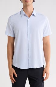 DKNY SPORTSWEAR Jackson Short Sleeve Button-Up Shirt