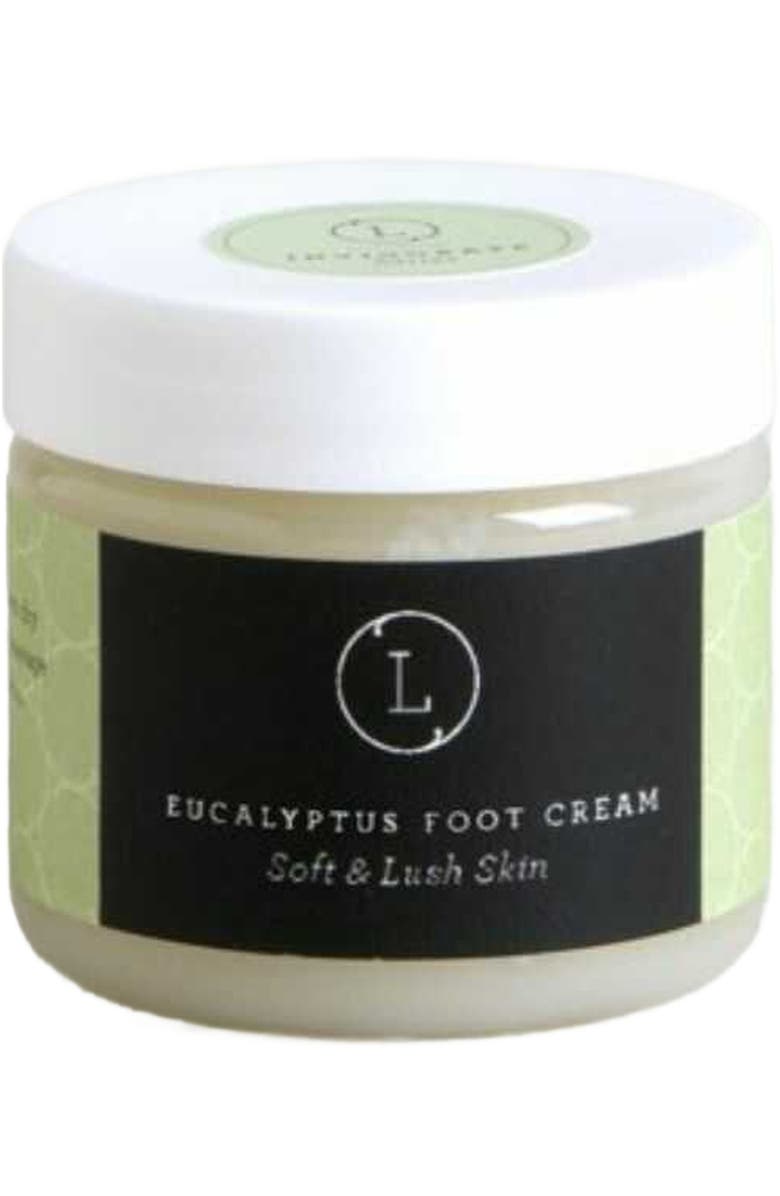 Lizush CBD Eucalyptus & Shea Butter Foot Cream, Alternate, color, NO COLOR