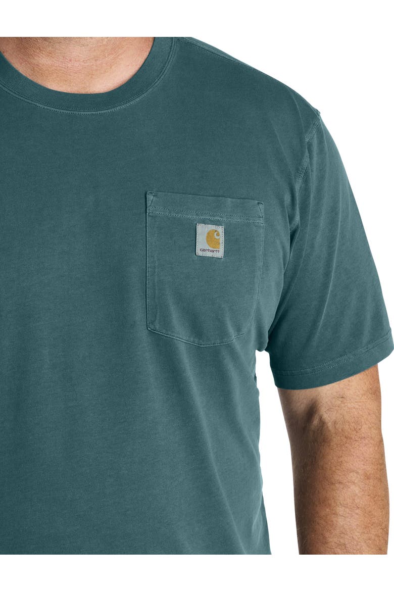 Big & Tall Workwear Pocket Tee, Alternate, color, GREENSTONE