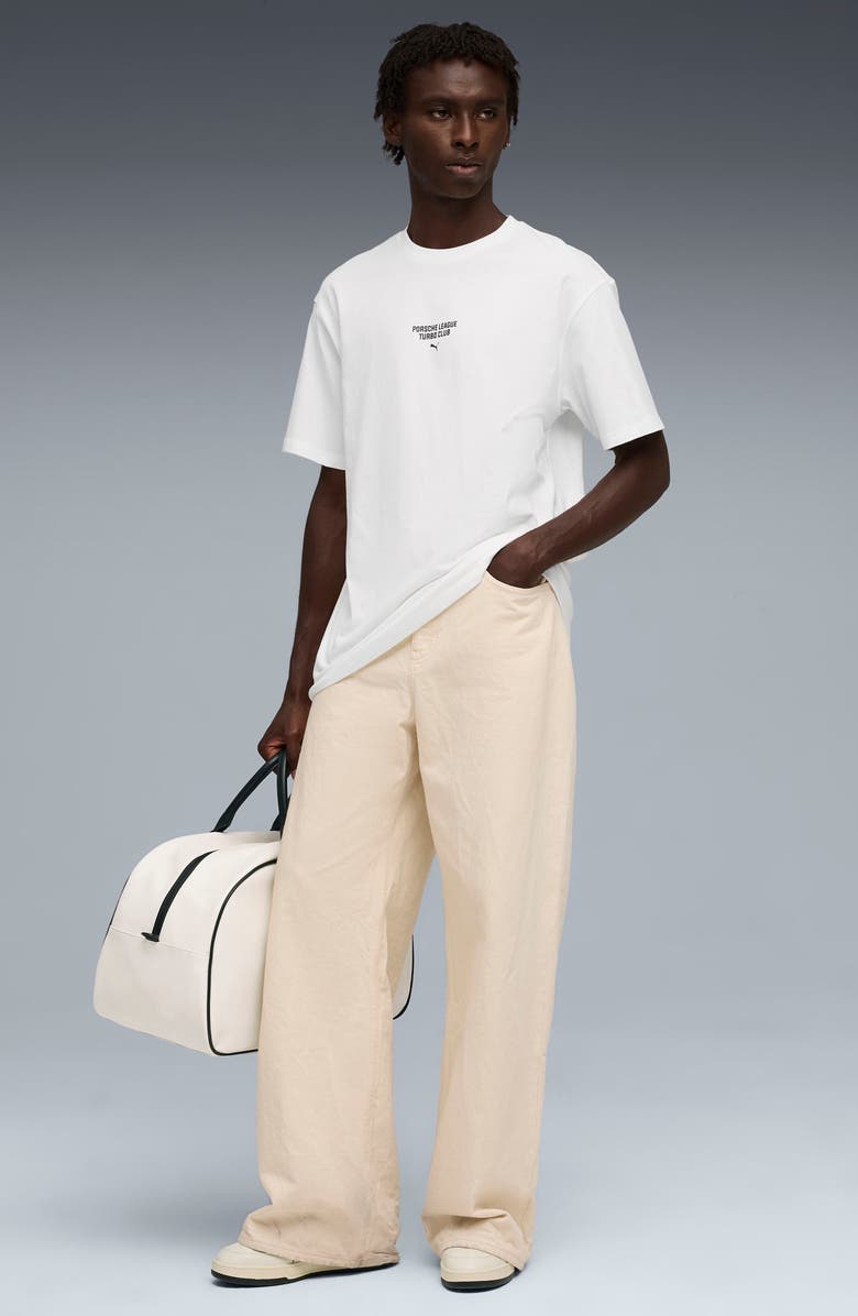 PUMA Porsche League 1 Graphic T-Shirt, Alternate, color, Puma White