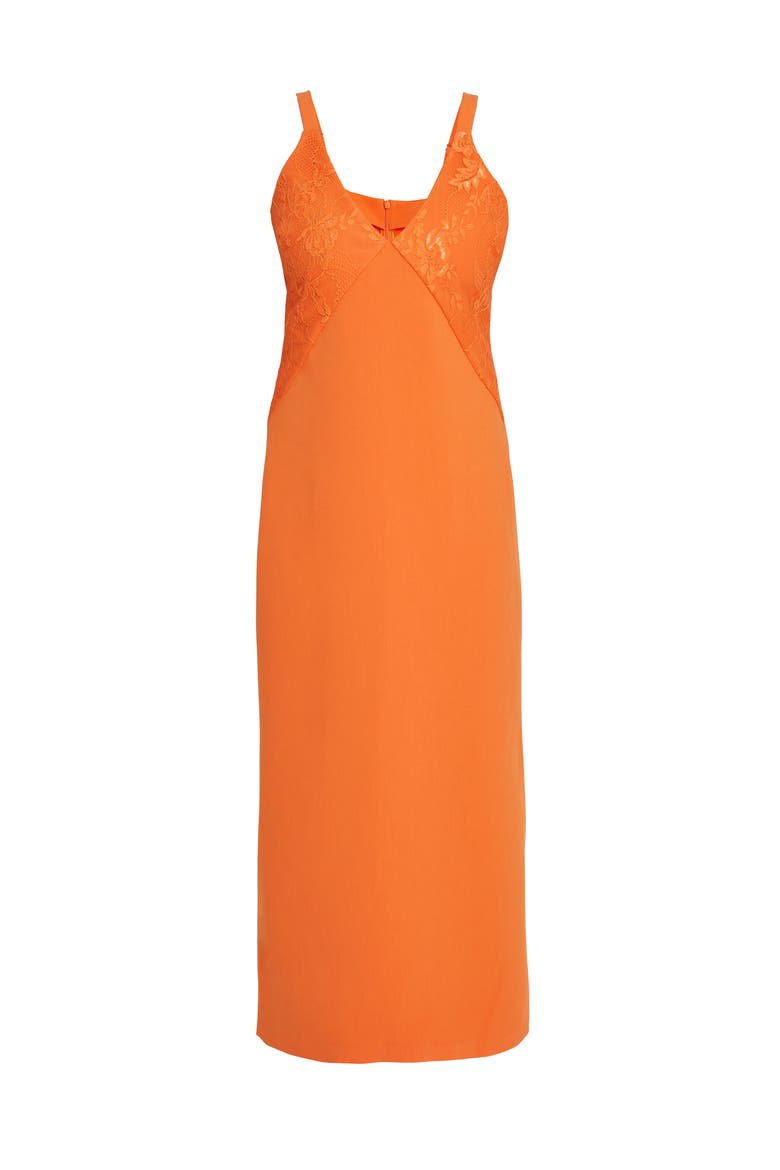 Calabria Dress, Alternate, color, Blood Orange